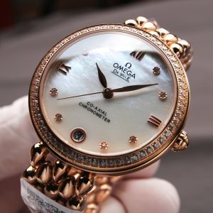 13271700732491309_97ba8d3c-0e99-42e1-a32f-f9c0c879e13d DEVILLE PRESTIGE 32MM ROSE GOLD DIAMOND BEZEL MOP DIAL