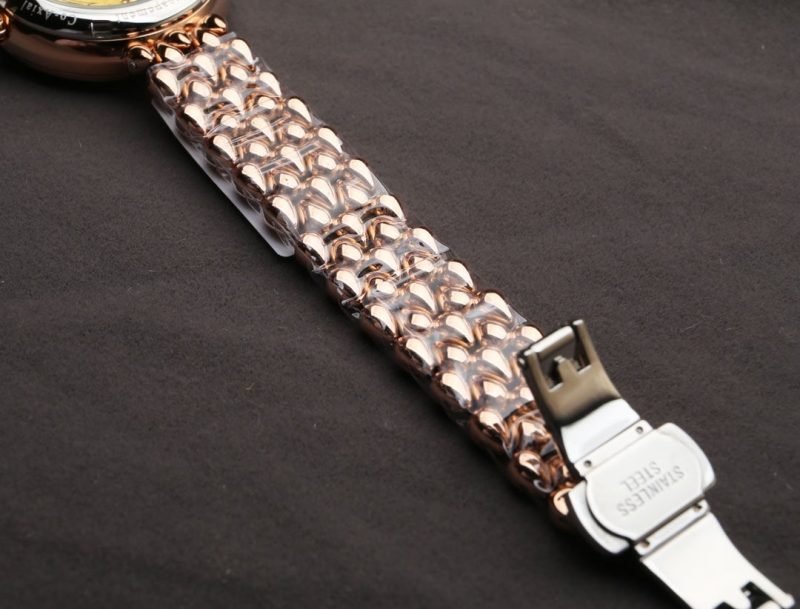 13271700737087406_479b0700-bfb5-4946-9b08-32ee5907853a DEVILLE PRESTIGE 32MM ROSE GOLD DIAMOND BEZEL MOP DIAL