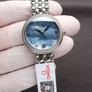 13271700802380182_8303af1f-adb4-4d4e-a265-2f84cc79d98c DEVILLE PRESTIGE 32MM STEEL DIAMOND BEZEL BLUE MOP DIAL