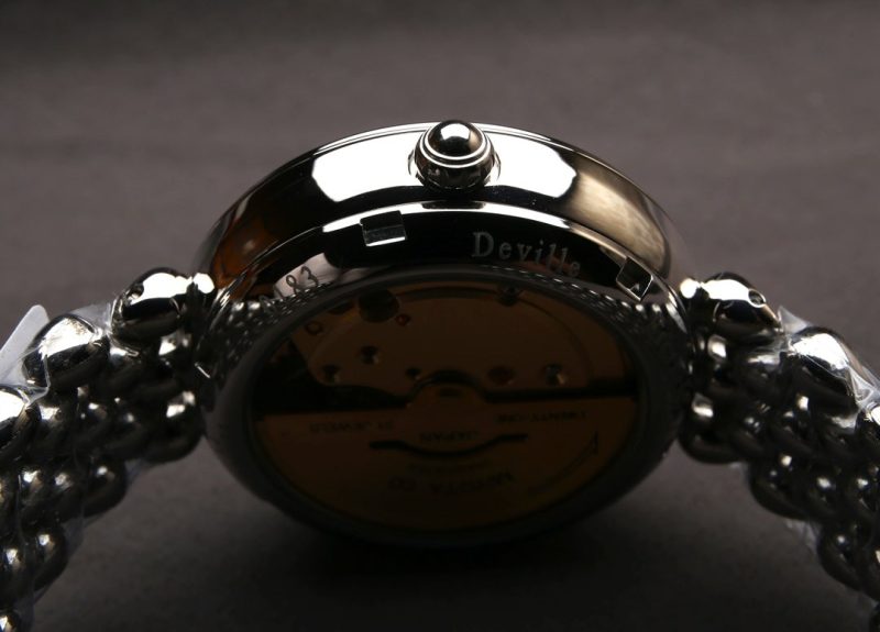 13271700856481792_aab0e1e1-55d3-495f-95a5-6ba8190baf1c DEVILLE PRESTIGE 32MM STEEL DIAMOND BEZEL MOP DIAL