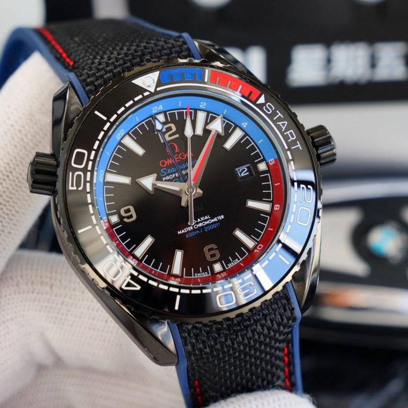 SEAMASTER PLANET OCEAN 600 GMT BLACK CASE