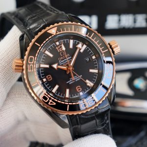 SEAMASTER PLANET OCEAN 600 GMT BLACK CASE