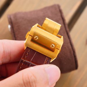 13272046045914452 SANTOS 100XL 42MM STAINLESS STEEL LEATHER