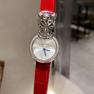 13272397458866833 LA PANTHERE 23.6MM QUARTZ SMALL MODEL STEEL