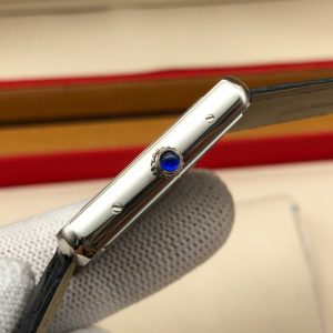 13272491335434533 TANK LOUIS QUARTZ STEEL CASE DIAMOND BEZEL