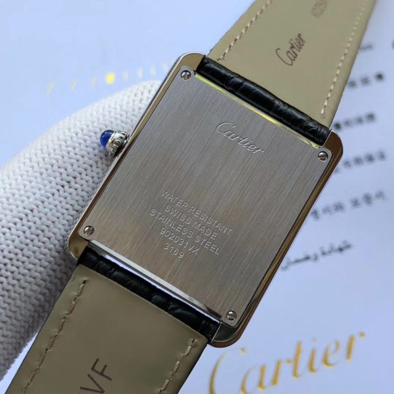 13272491336570278 TANK LOUIS QUARTZ STEEL CASE DIAMOND BEZEL