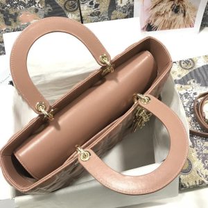 13272662805199645_7a3ddd09-ac69-4894-be98-d63174c471a0 LARGE LADY BAG 32CM BEIGE CANNAGE LAMBSKIN