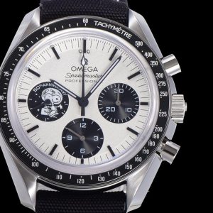 SPEEDMASTER MOONWATCH SNOOPY BLACK BEZEL TEXTILE