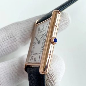 13272919545229022 TANK SOLO QUARTZ GOLD CASE CALF SKIN