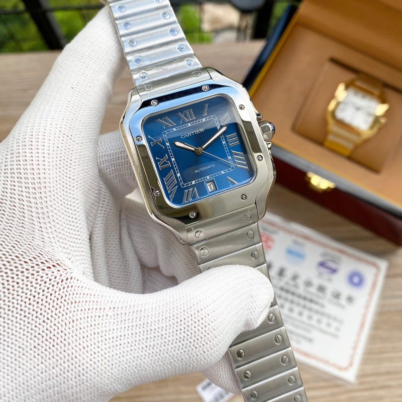 13273087281469834 SANTOS 38MM STAINLESS STEEL AUTOMATIC