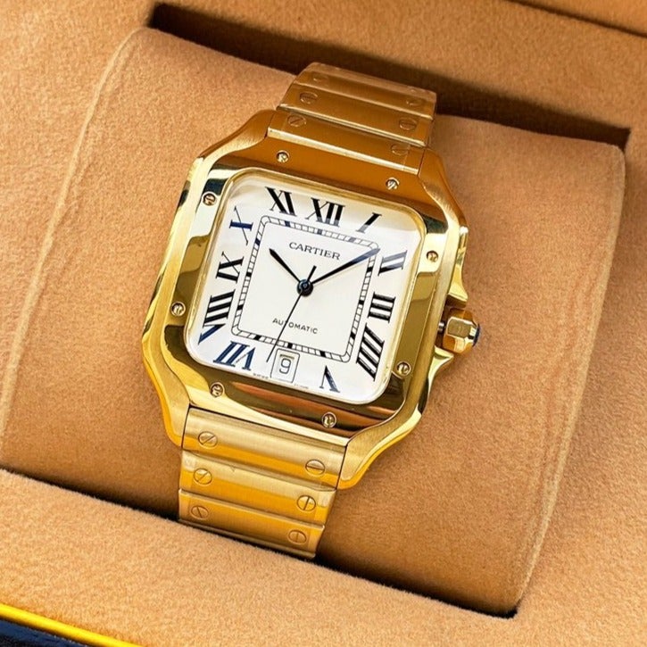 13273087283338759 SANTOS 38MM STAINLESS STEEL AUTOMATIC