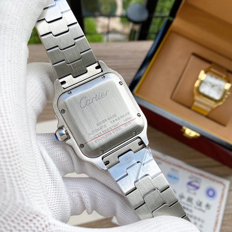 13273087284467804 SANTOS 38MM STAINLESS STEEL AUTOMATIC