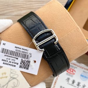 13273087325588992 SANTOS 38MM GOLD STEEL AUTOMATIC LEATHER