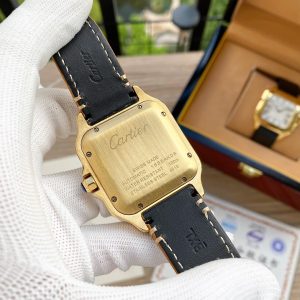 13273087393798441 SANTOS 38MM GOLD CASE AUTOMATIC LEATHER