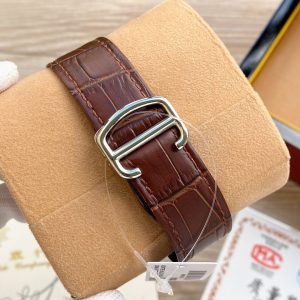 13273087435978395 SANTOS 38MM ROSE GOLD STEEL AUTOMATIC LEATHER