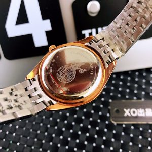 DE VILLE 33MM QUARTZ GOLD STEEL BLACK DIAL