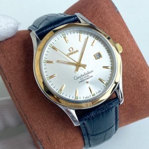 13273871469387869_8e5647d5-8db5-4292-bd47-51446e307b05 CONSTELLATION 40 GOLD CASE LEATHER STRAP