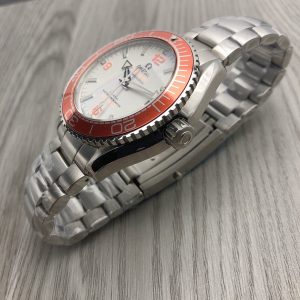 SEAMASTER PLANET OCEAN 600 ORANGE BEZEL WHITE DIAL