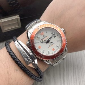 SEAMASTER PLANET OCEAN 600 ORANGE BEZEL WHITE DIAL