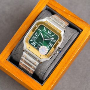 13274043476919628 SANTOS 40MM TWO-TONE GREEN DIAL LIMITED EDITION