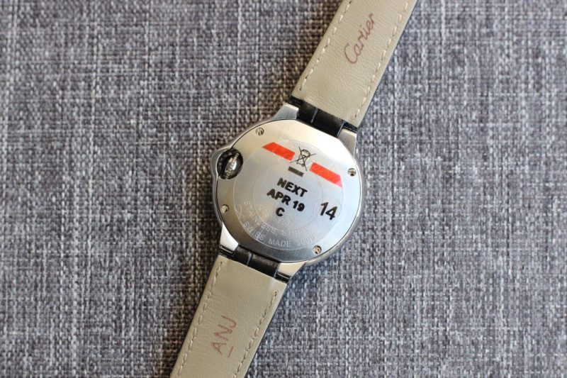 BALLON BLEU 28MM QUARTZ BLACK LEATHER