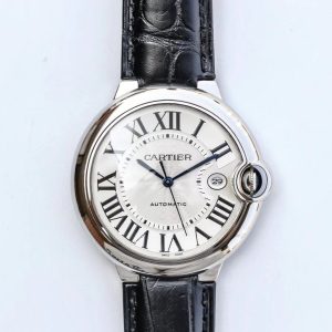 13274293710145457 BALLON BLEU 42MM BLACK LEATHER