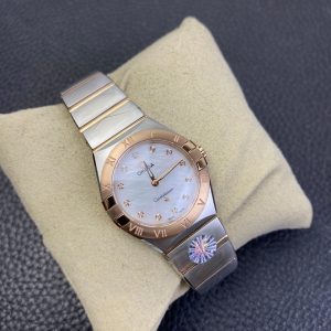 CONSTELLATION QUARTZ 28MM ROSE GOLD STEEL