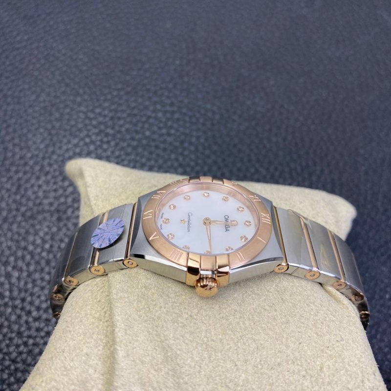CONSTELLATION QUARTZ 28MM ROSE GOLD STEEL