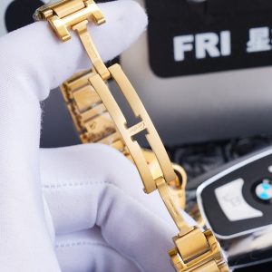 13274466062163928 BALLON BLEU 33MM GOLD GREEN DIAL DIAMOND NUMERALS