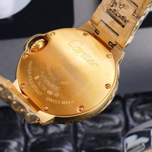 13274466063072724 BALLON BLEU 33MM GOLD GREEN DIAL DIAMOND NUMERALS