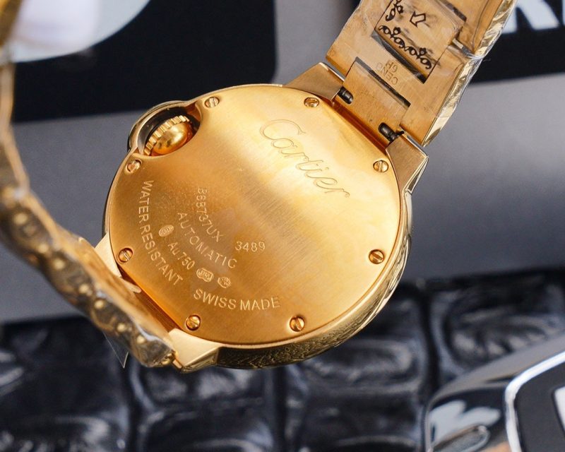 13274466063072724 BALLON BLEU 33MM GOLD GREEN DIAL DIAMOND NUMERALS