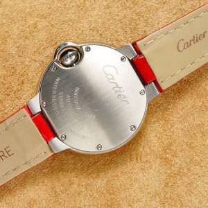 13274466921928064 BALLON BLEU 33MM STEEL CASE DIAMOND NUMERALS LEATHER STRAP