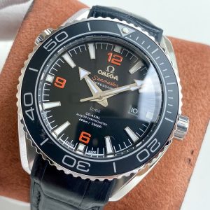 SEAMASTER PLANET OCEAN 600 STEEL BLACK CERAMIC LEATHER