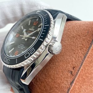 SEAMASTER PLANET OCEAN 600 STEEL BLACK CERAMIC LEATHER