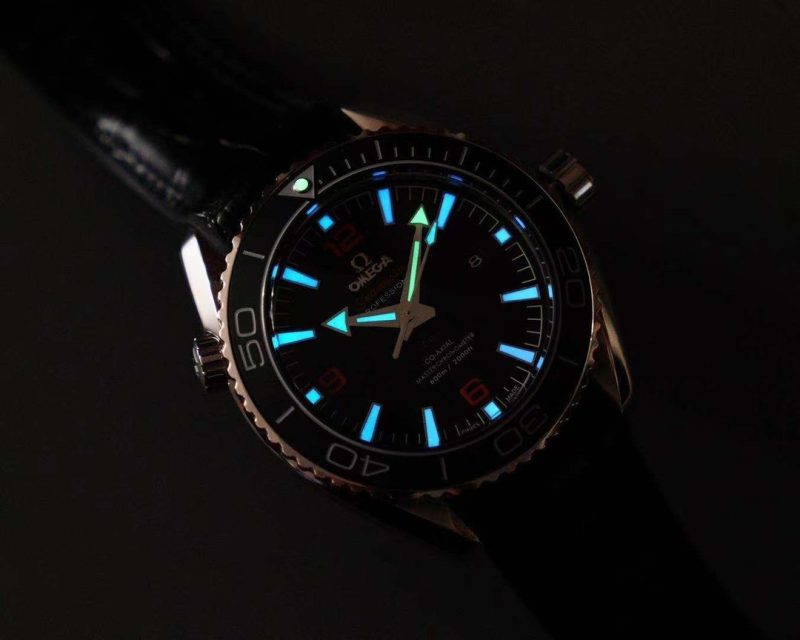 SEAMASTER PLANET OCEAN 600 STEEL BLACK CERAMIC LEATHER