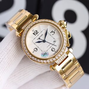 PASHA DE CARTIER 32MM AUTOMATIC GOLD CASE