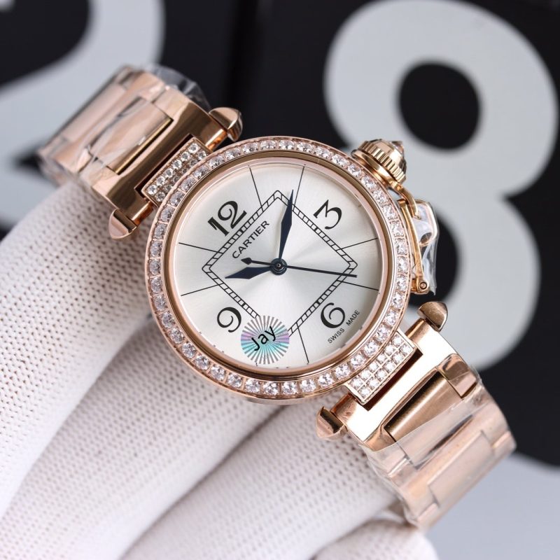 13274637878184681 PASHA DE CARTIER 32MM AUTOMATIC ROSE GOLD CASE