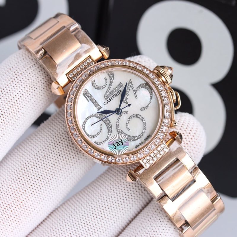 13274637879195977 PASHA DE CARTIER 32MM AUTOMATIC ROSE GOLD CASE