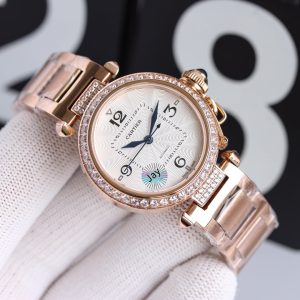 13274637881186685 PASHA DE CARTIER 32MM AUTOMATIC ROSE GOLD CASE