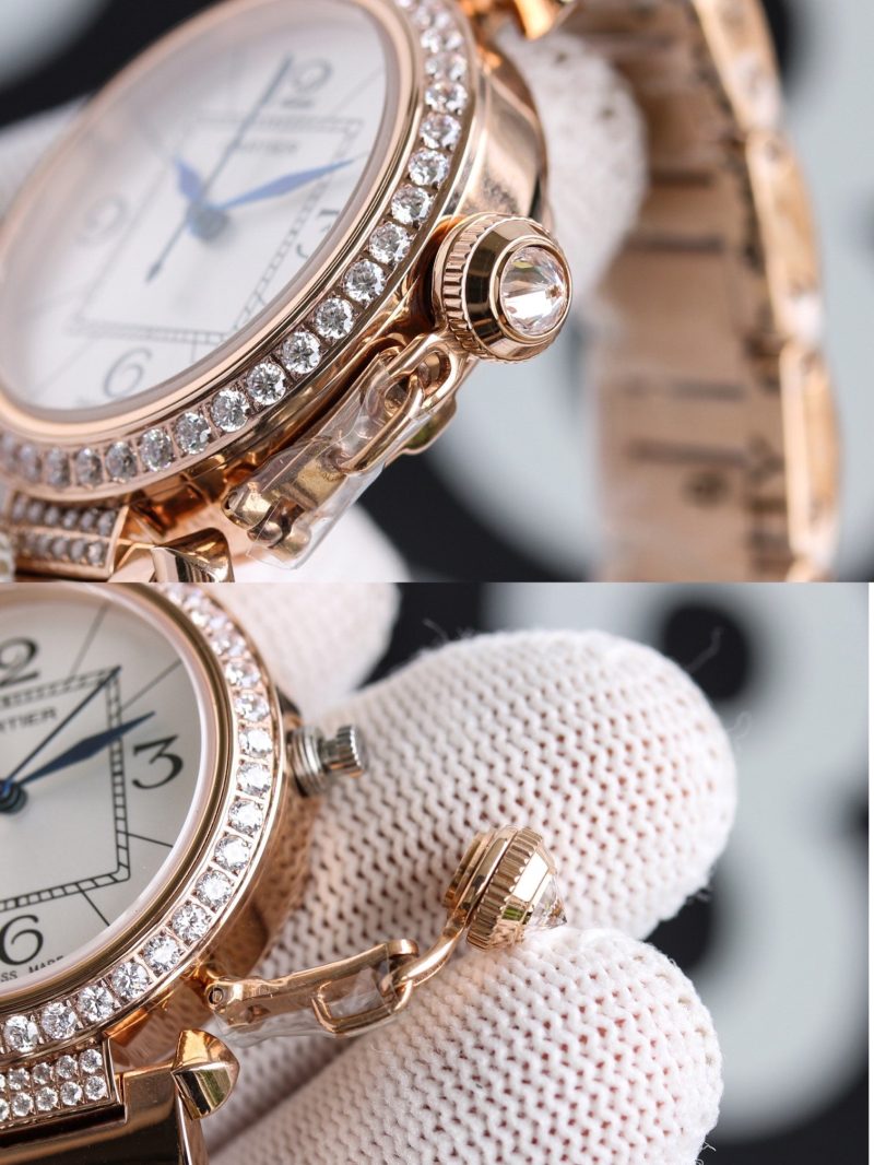 13274637883277430 PASHA DE CARTIER 32MM AUTOMATIC ROSE GOLD CASE