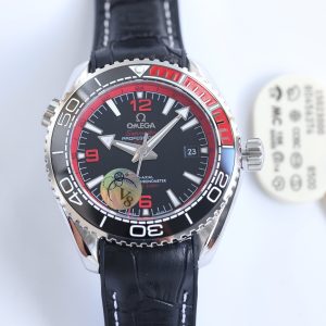 SEAMASTER PLANET OCEAN 600 STEEL CASE BLACK RED BEZEL