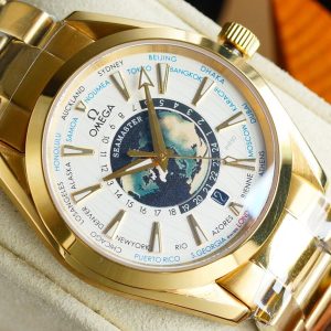 SEAMASTER AQUA TERRA 150M WORLDTIMER TWO TONE