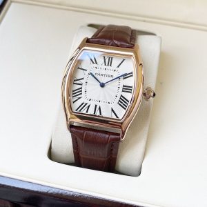 13275064942909635 TORTUE 40MM STEEL CASE LEATHER STRAP