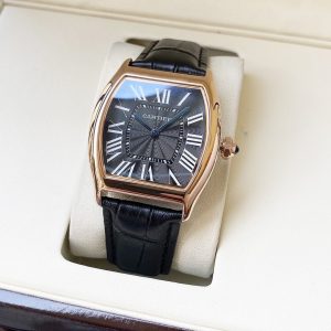 13275064973709022 TORTUE 40MM STEEL CASE LEATHER STRAP