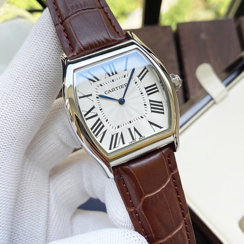 13275064975726209 TORTUE 40MM STEEL CASE LEATHER STRAP