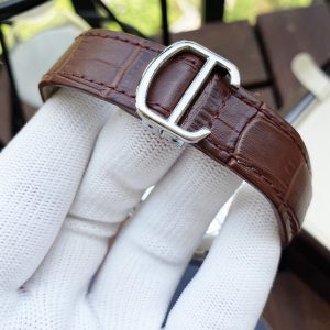 13275064981907080 TORTUE 40MM STEEL CASE LEATHER STRAP