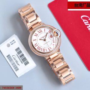 13275066588771214 BALLON BLEU 33MM ROSE GOLD DIAMOND BEZEL