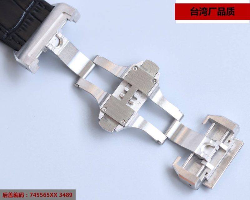 SANTOS 100XL 42MM DIAMOND STEEL CASE