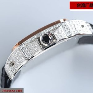 13275068558813668 SANTOS 100XL 42MM DIAMOND ROSE GOLD BEZEL