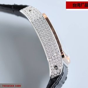 13275068559810960 SANTOS 100XL 42MM DIAMOND ROSE GOLD BEZEL